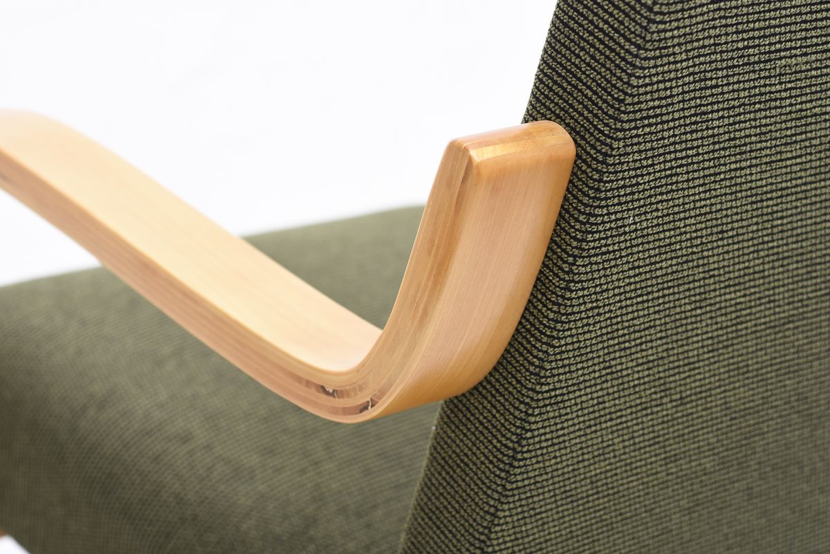 Aalto Alvar Armchair 402 Green fabric 03