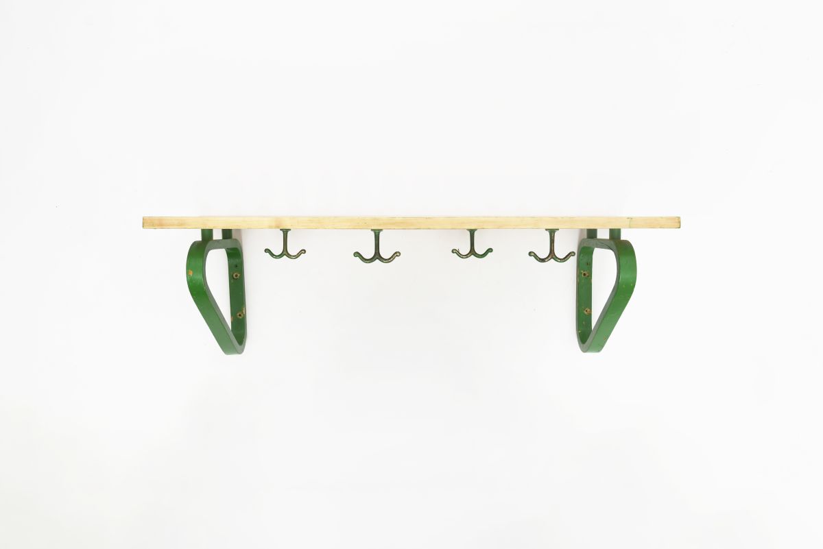 Aalto Alvar Early Coat Rack green