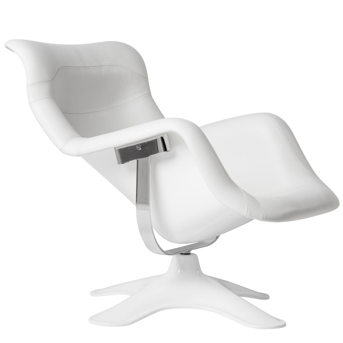 Karuselli-Lounge-Chair-White-Leather