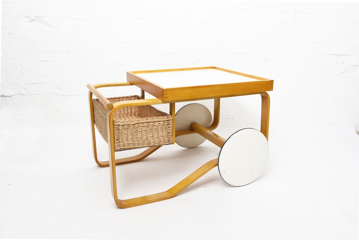 Aalto Alvar Tea trolley 900 1950s