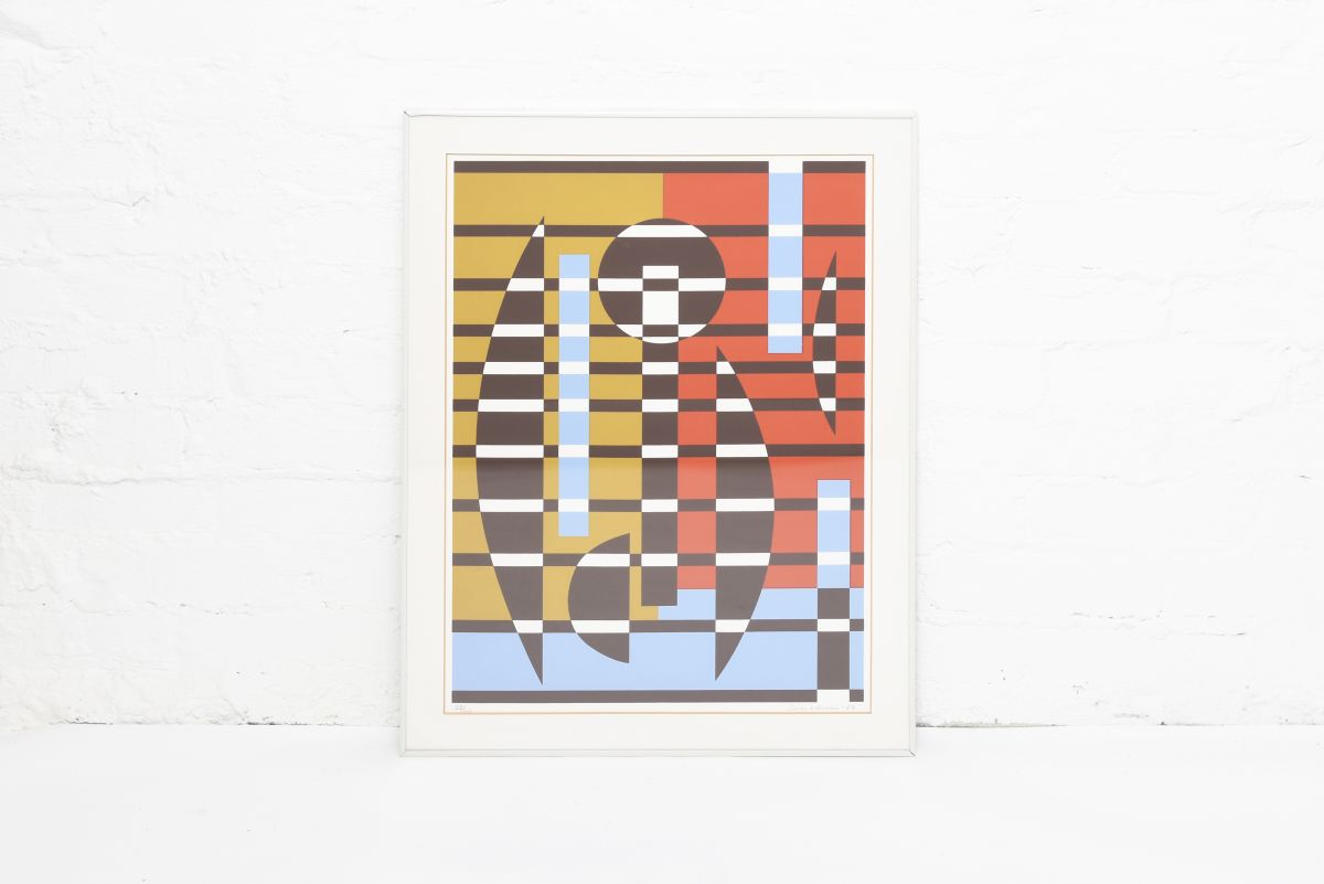 Vanni Sam Geometric print 1984