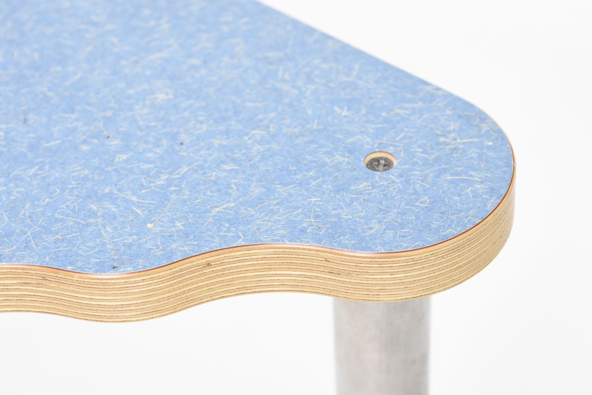 Kukkapuro Yrjö experiment table fiber blue 03