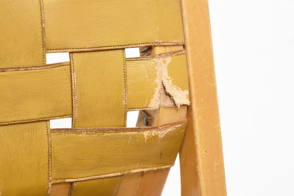 Aalto Alvar Chair Y612 mustard yellow 02