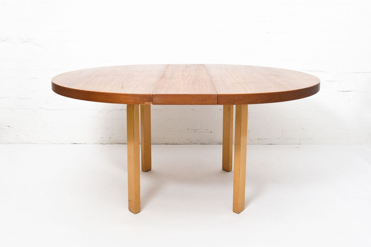 Aalto Alvar Table L93 Teak 1 extention