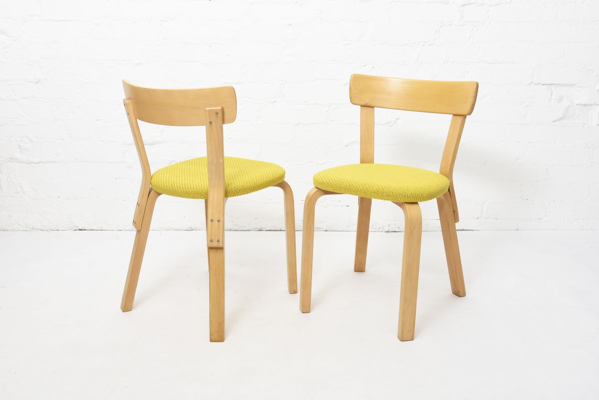 Aalto Alvar Chair69 yellow