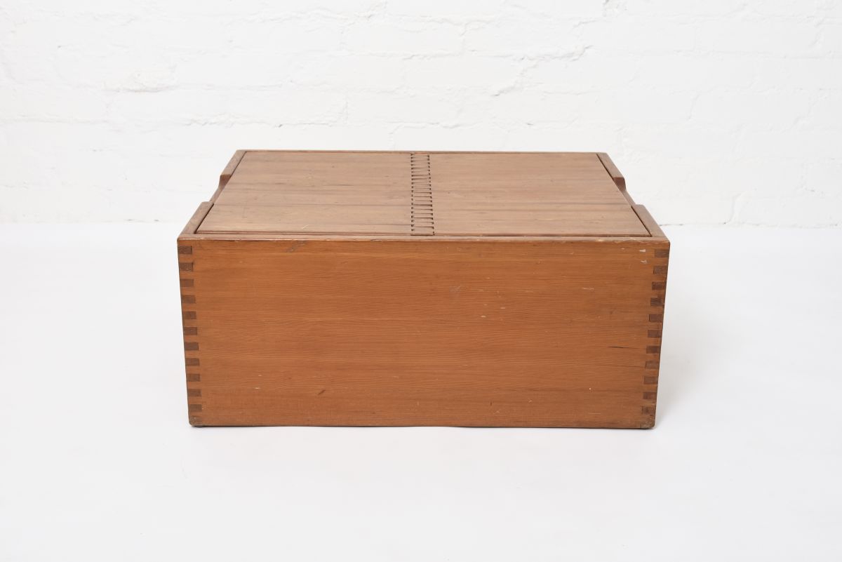 Tapiovaara Ilmari custome order pine box container 1950s