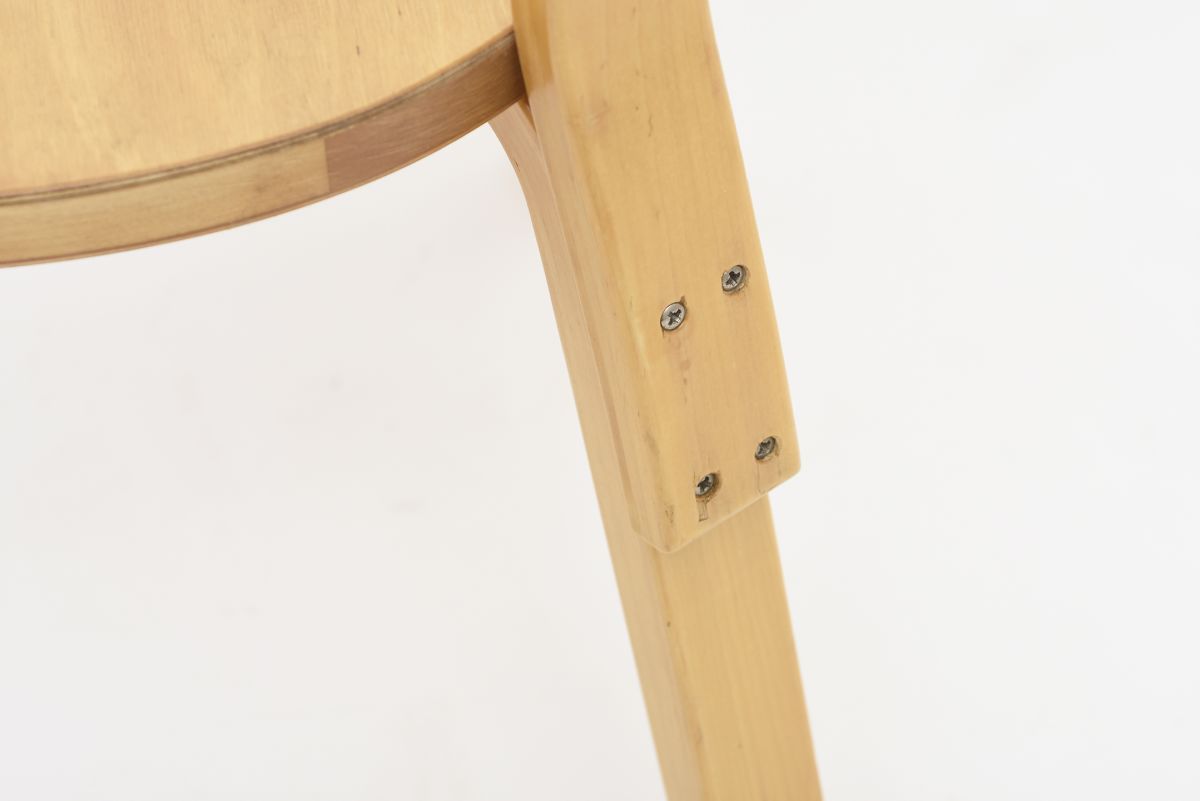 Aalto Alvar Chair69 all birch 1960s 06