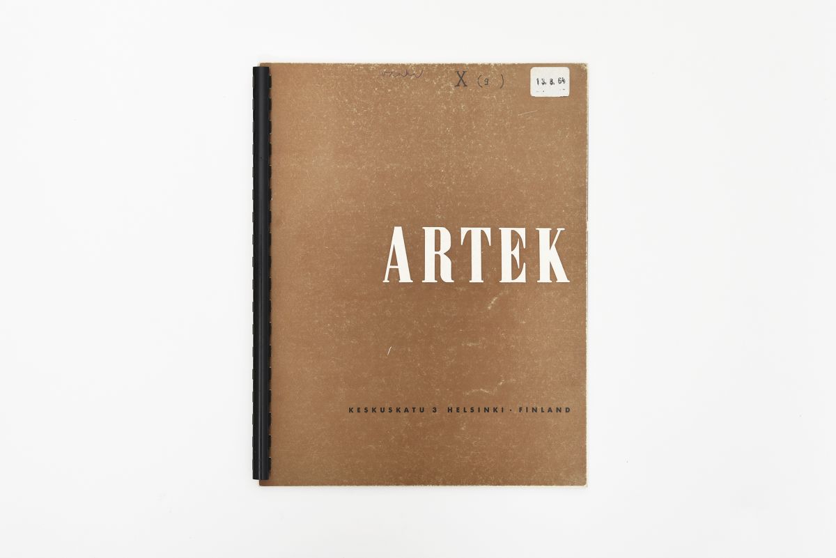 Artek Catalog 1962