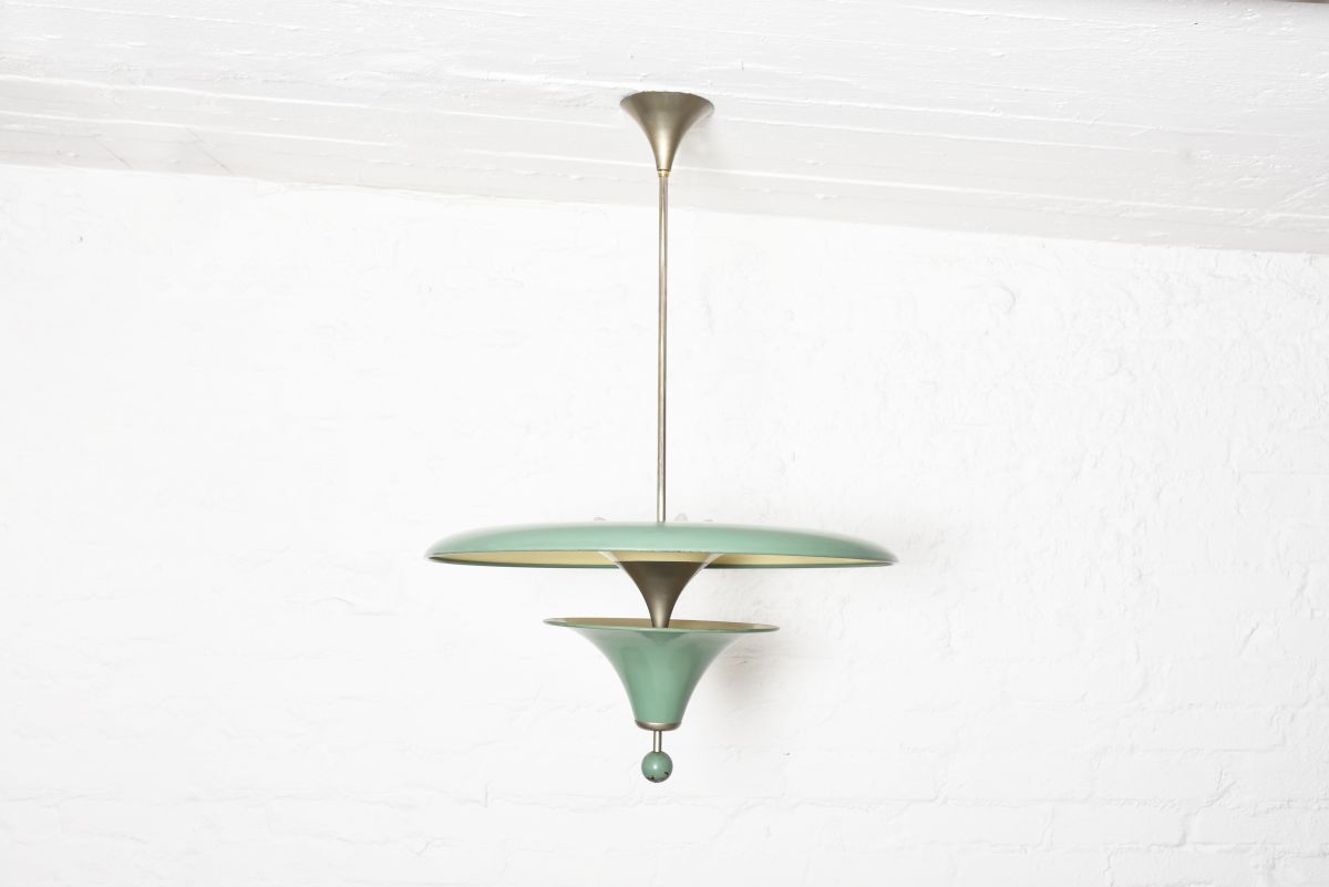 Anonymous Large chandelier pastelle green