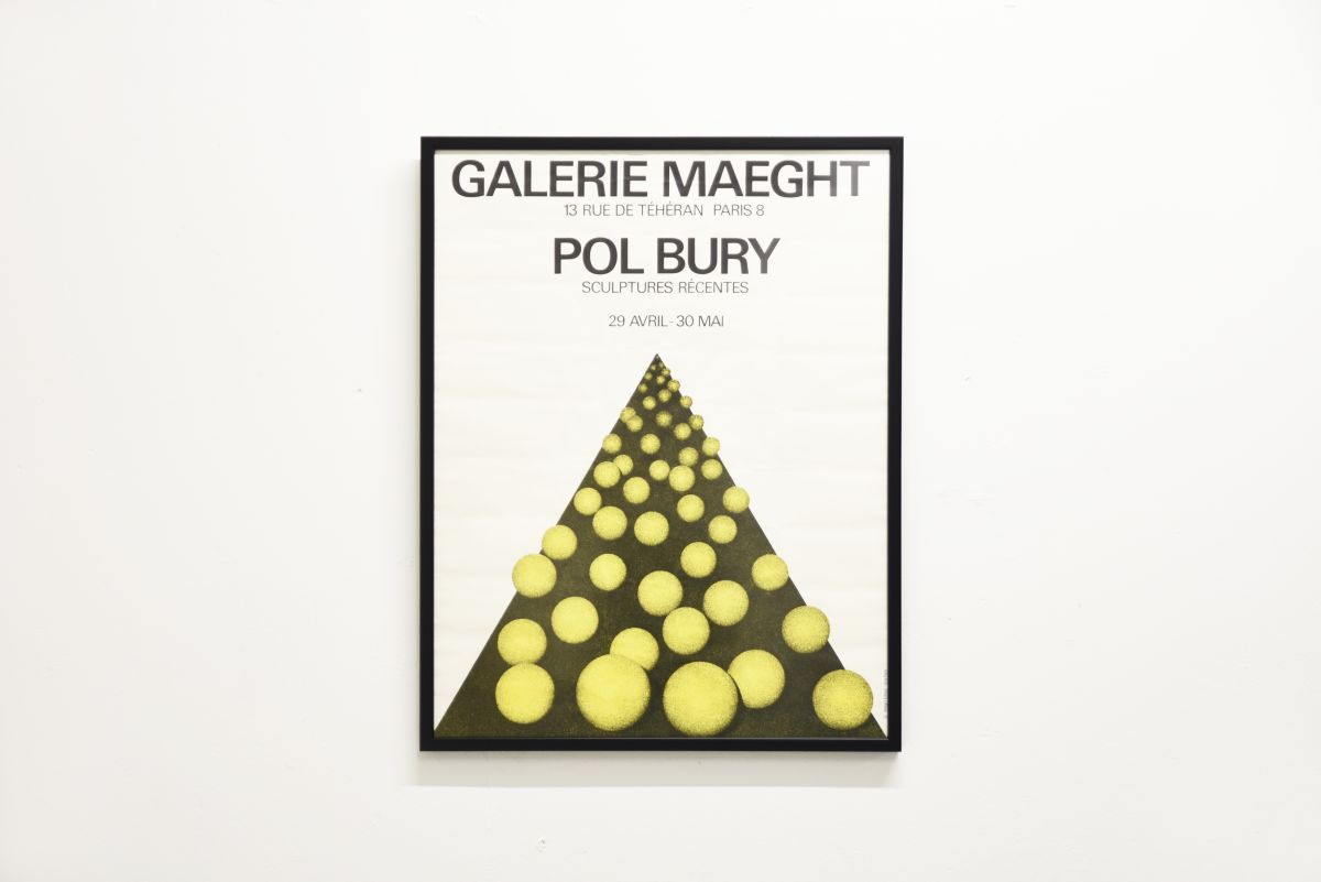 Bury Pol Galerie Maeght poster