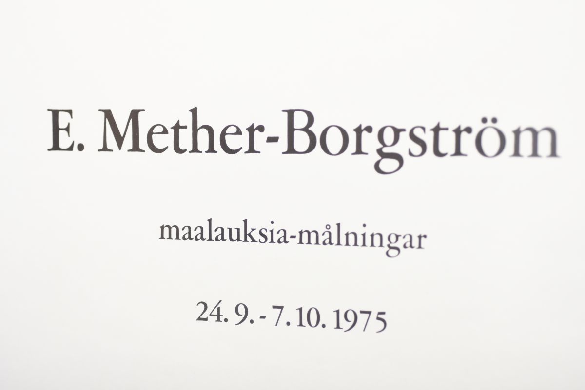 Borgström E mether galerie artek poster 01