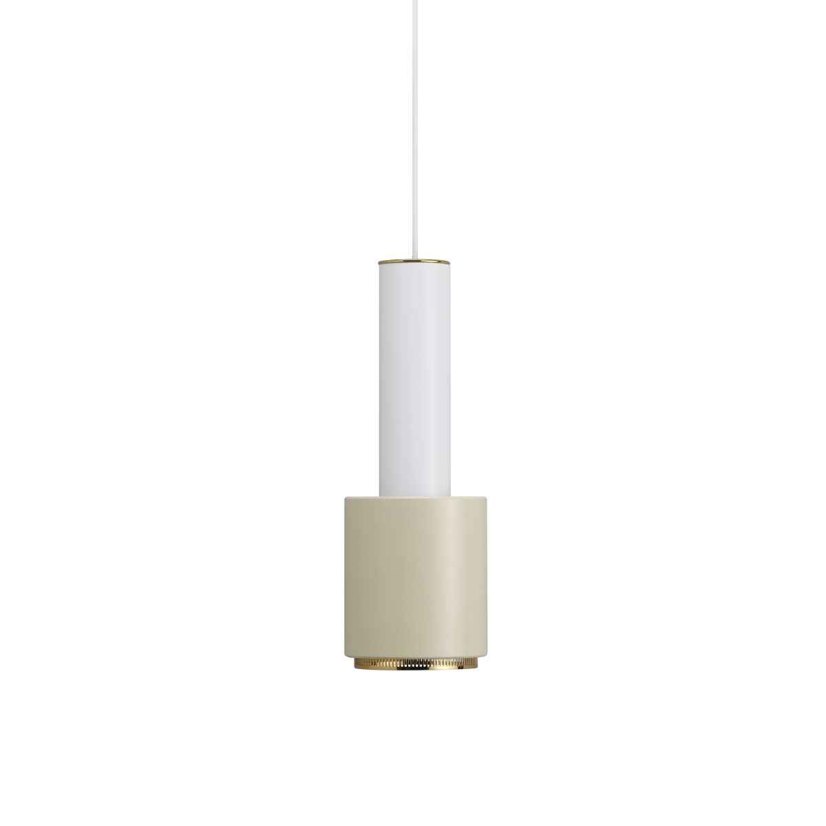 A110 Hand Grenade Pendant Light duo-tone white/linen off_Cut out