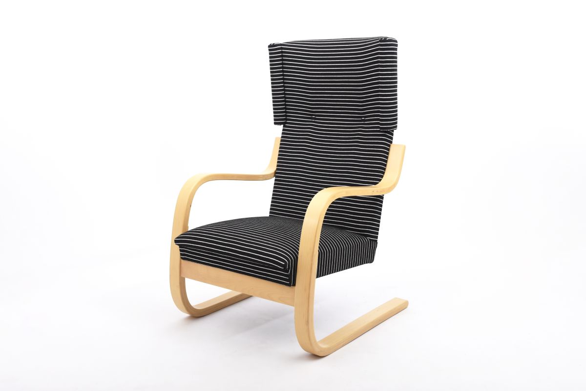 Aalto Alvar armchair 401 stripe