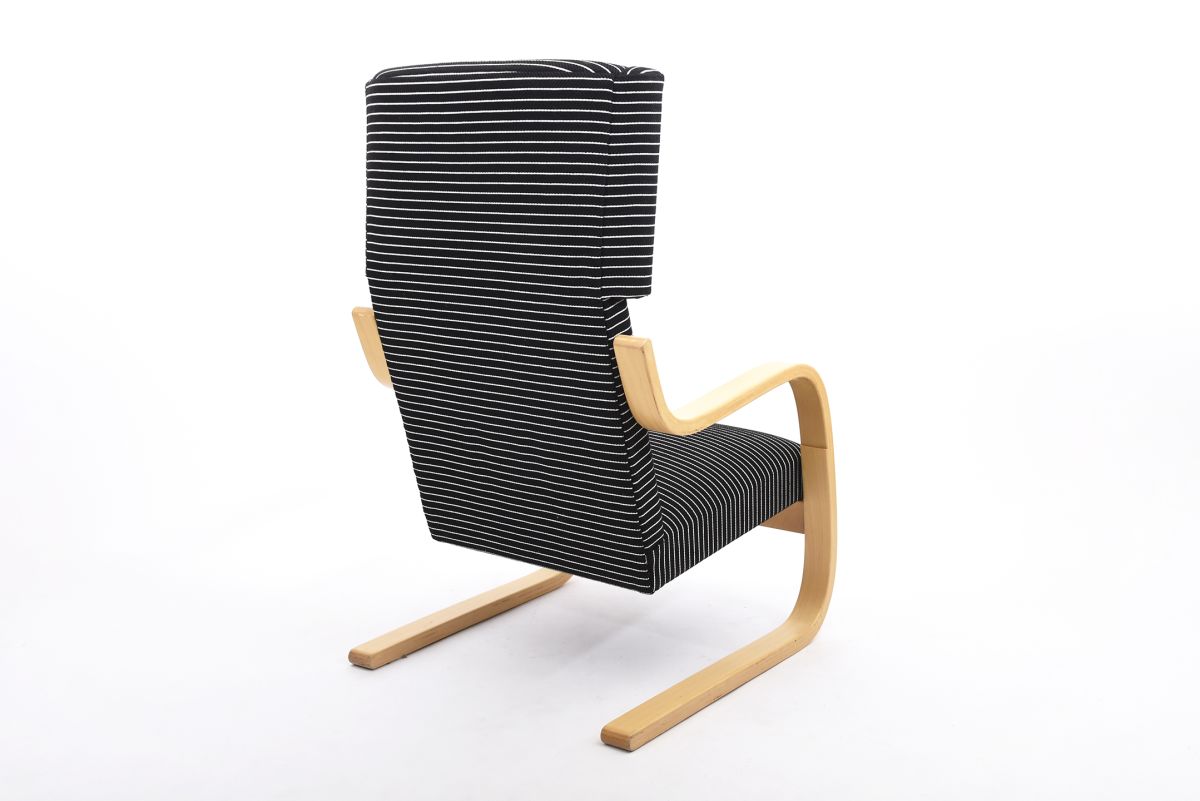 Aalto Alvar armchair 401 stripe back