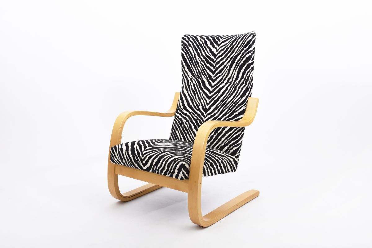 Aalto Alvar armchair 401 zebra