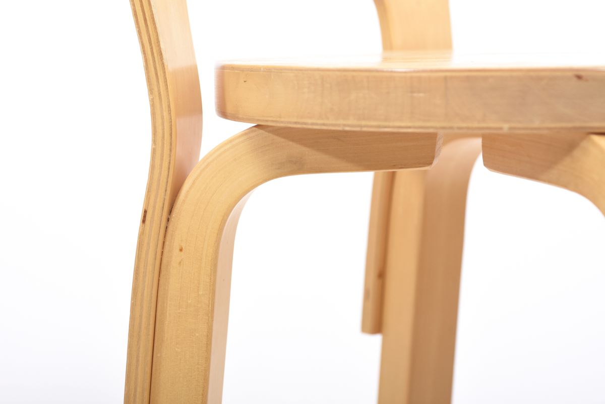 Aalto Alvar Chair K65 birch pair 05