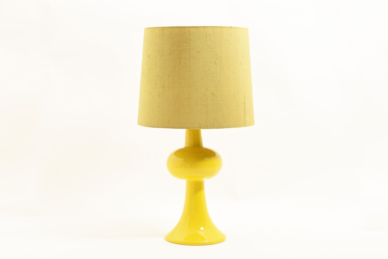 Artek Bright Yellow Ceramic Table Lamp