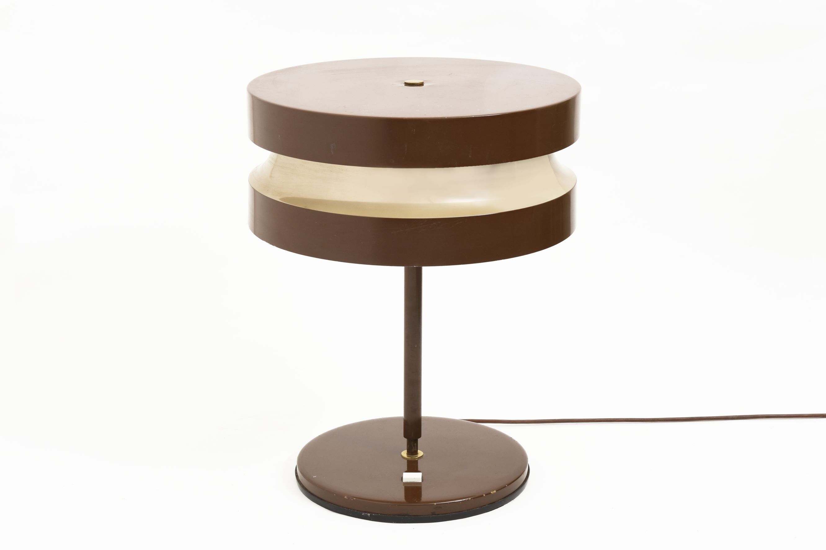 Artek Large Chocolate Brown Table Lamp