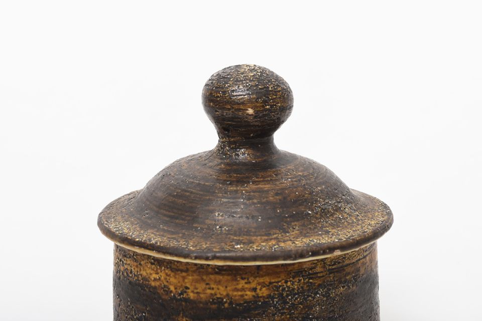 Artek Large Ceramic Jar with Lid and Handles