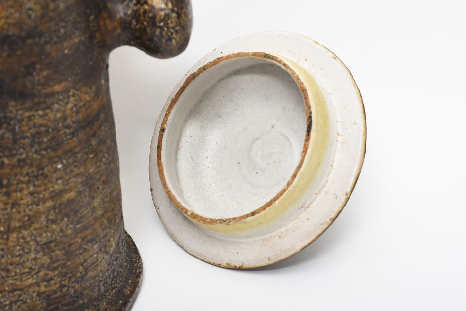 Artek Large Ceramic Jar with Lid and Handles