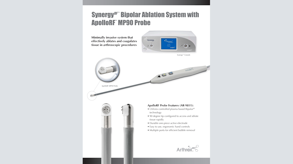 SynergyRF Bipolar Ablation System with Apollo RF MP90 Probe