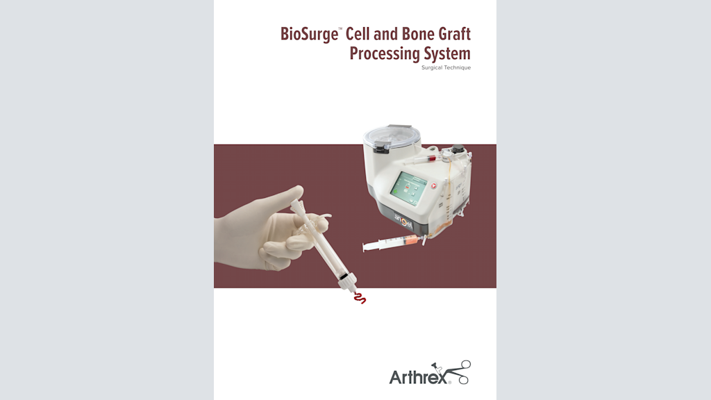 BioSurge™ Cell and Bone Graft Processing System