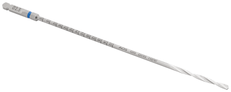 Calibrated Drill, Long, 2.5 mm x 130 mm