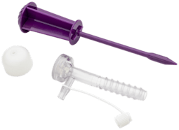 Twist-In Cannula with No-Squirt Cap, Flexible, 7.0 mm I.D. x 7.0 c m, VE5, steril, SU