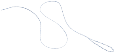 FiberLink SutureTape , 1.7 mm, (White/Blue), with Closed Loop, 12/Box