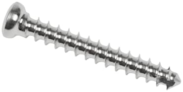 Spongiosaschraube, Vollgewinde, Stahl, 3 x 22 mm unsteril, IM