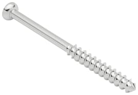 Low Profil Schraube, Stahl, langes Gewinde, 4.0 mm x 48 mm, unsteril, IM