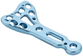 2.4 mm Volar Distal Radius Plate, Standard, Left, 3 Hole