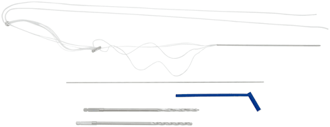 Knotenloses TightRope Syndesmosen Reparatur Set, Stahl