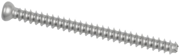 Kanülierte Schraube, Titan, Vollgewinde, 4.5 mm x 55 mm