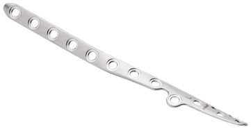 Posterolateral Anatomic Distal Fibula Plate, SS, Left, 10H