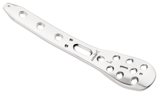 Medial Distal Tibia Plate, Left, 4H