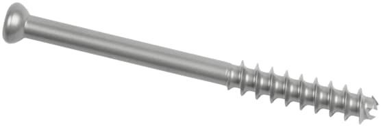 Low Profile Schraube, Teilgewinde 28.0 mm, kanüliert, Titanium, 6.7 x 70.0 mm
