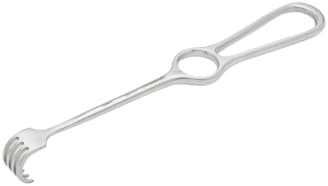 Volkmann "Rake" Retractor, 8.5" Long, 4 Prong Semi Sharp (qty 2)