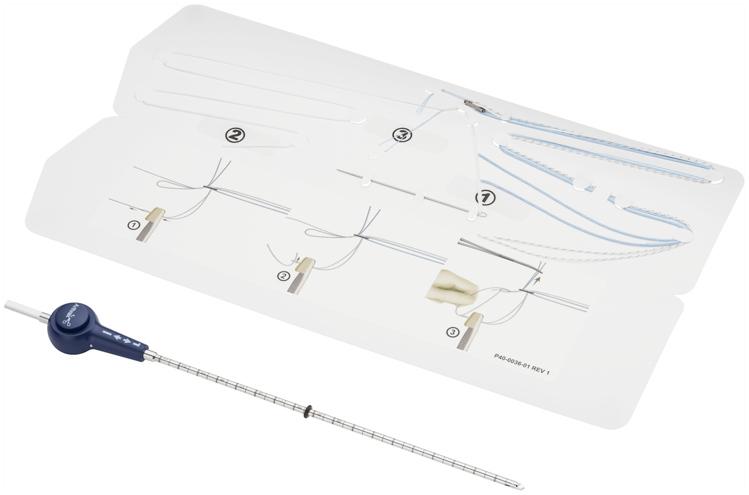 Implantatsystem, BTB TightRope RT, doppelt geladen, mit 8.5 mm kurzem FlipCutter II