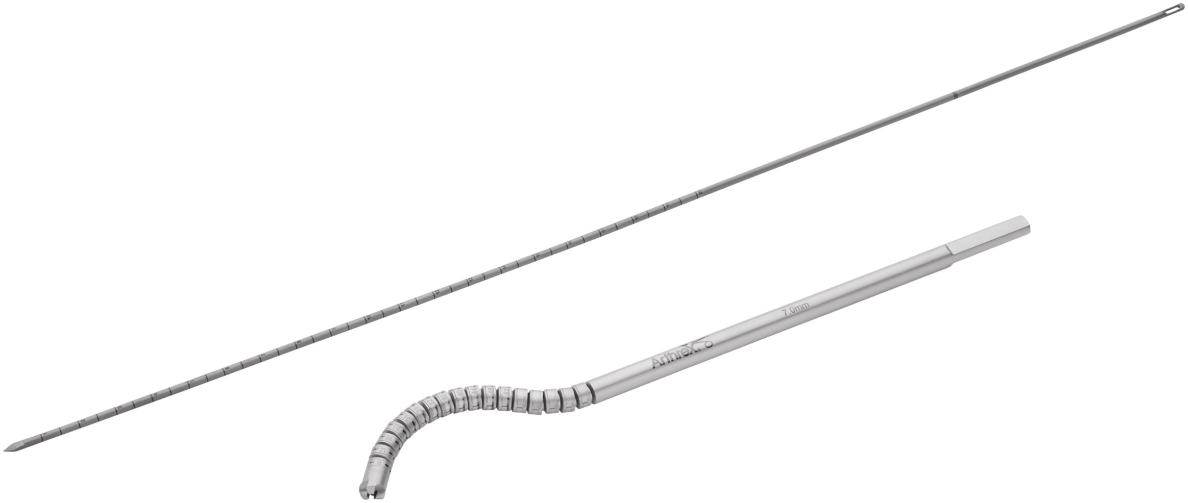 Flexibler Bohrer mit flexiblem Führungsdraht, 7 mm