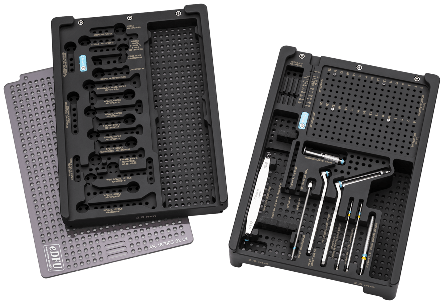 Mini Comprehensive Fixation System, 2.0 mm Set