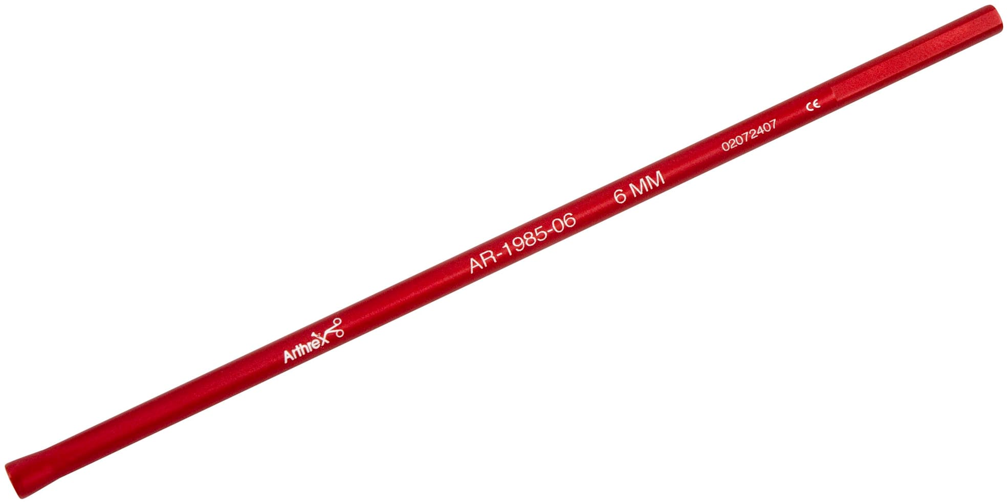 Messinstrument und Stößel für OATS, 6.0 mm, rot