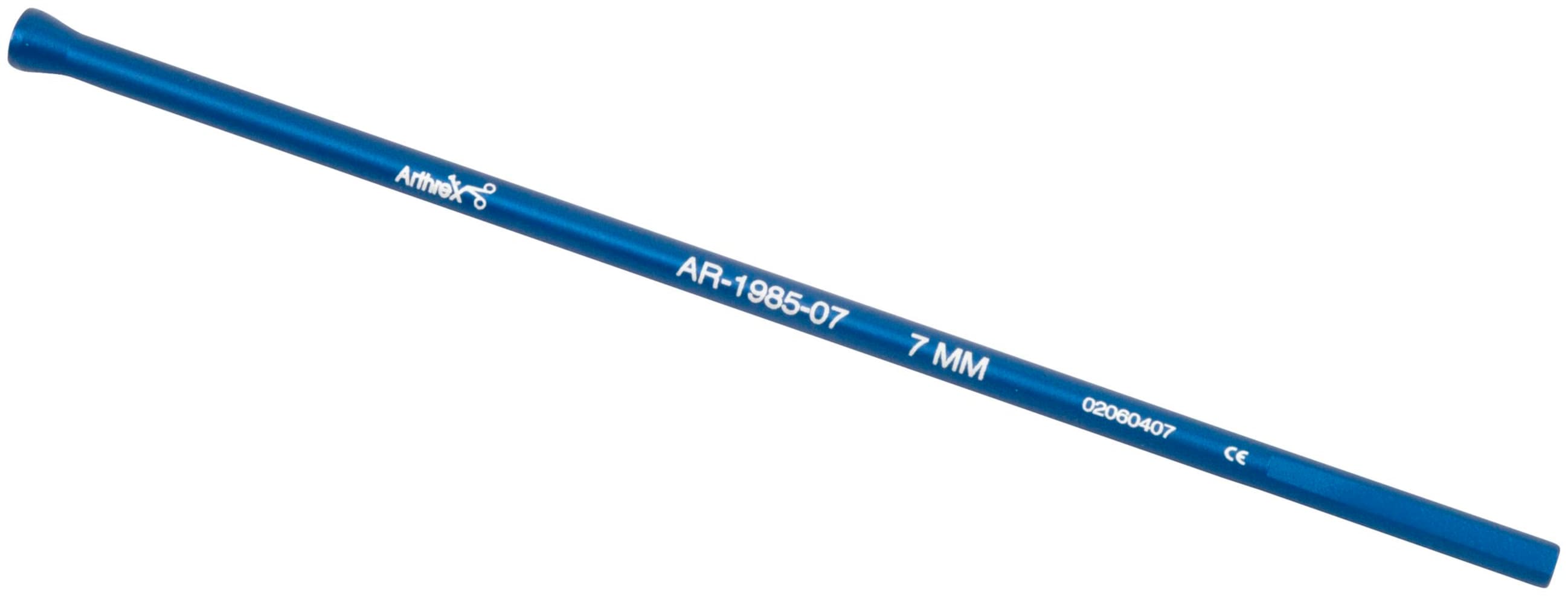 Messinstrument und Stößel für OATS, 7.0 mm, blau