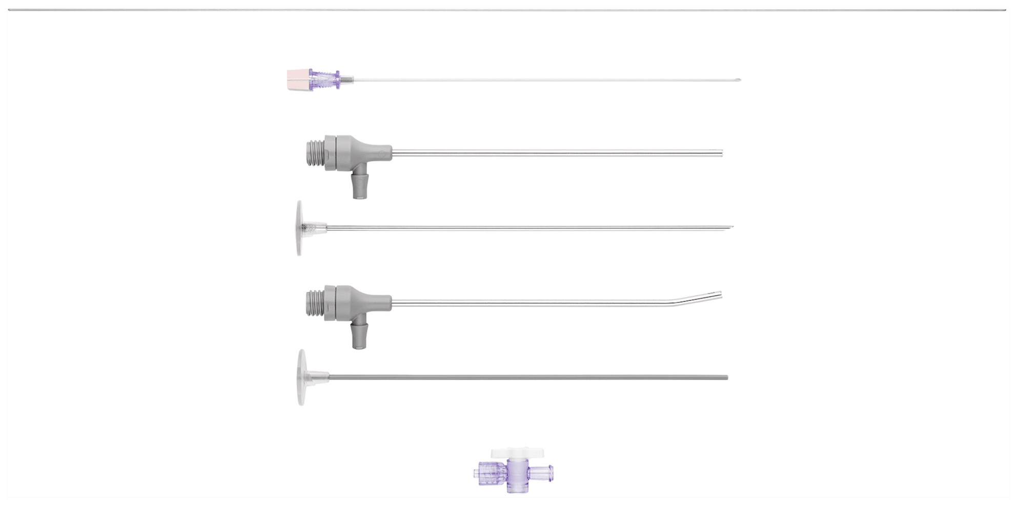 NanoNeedle Scope High-Flow-Schaft-Kit (für operativen Hüftzugang), 180 mm