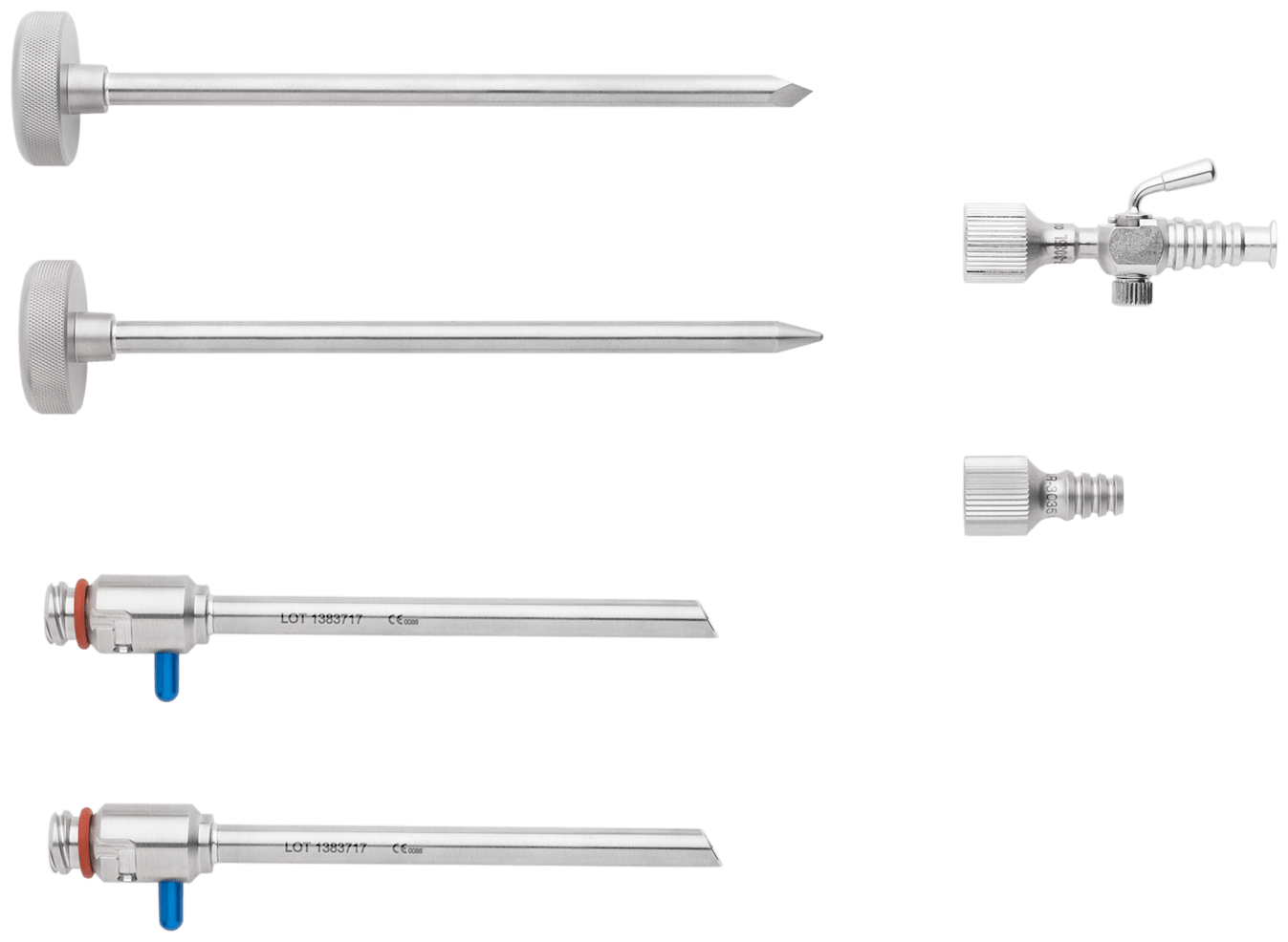 Cannula Set, 5.0 mm, Non-Fenestrated