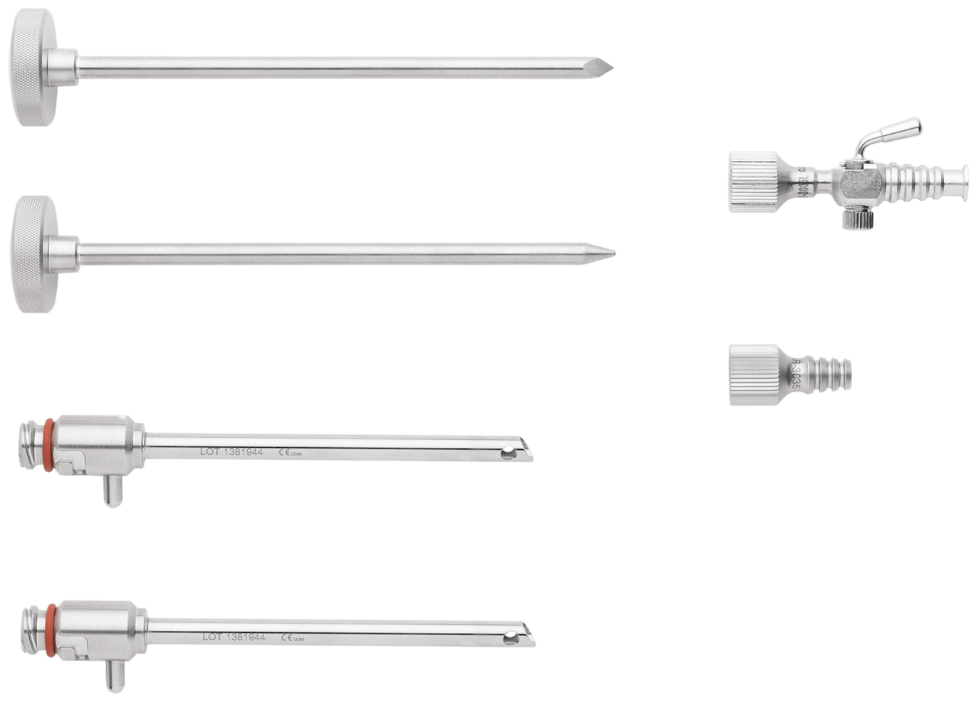 Cannula Set, 4.75 mm, Fenestrated