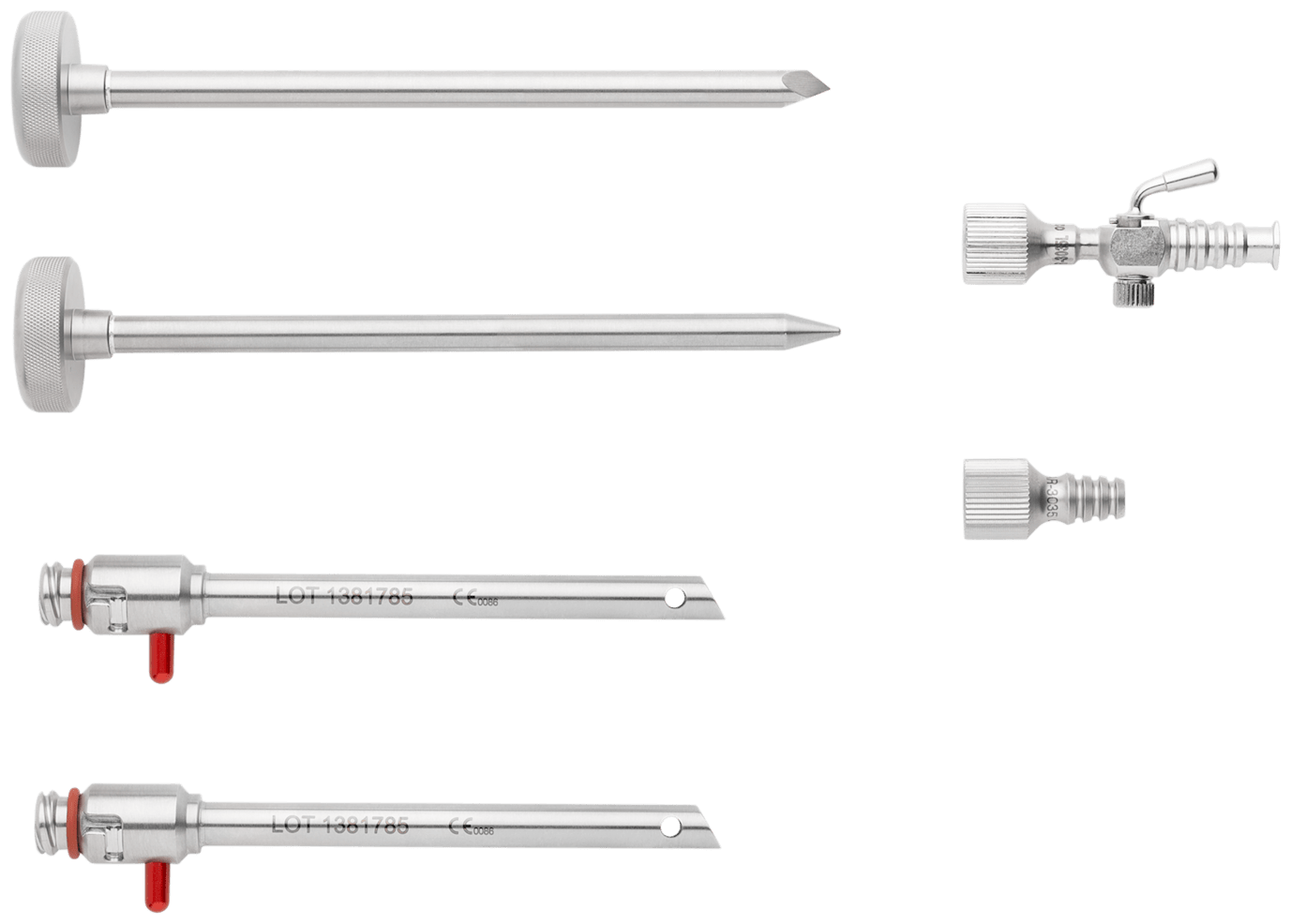 Cannula Set, 5.5 mm, Fenestrated