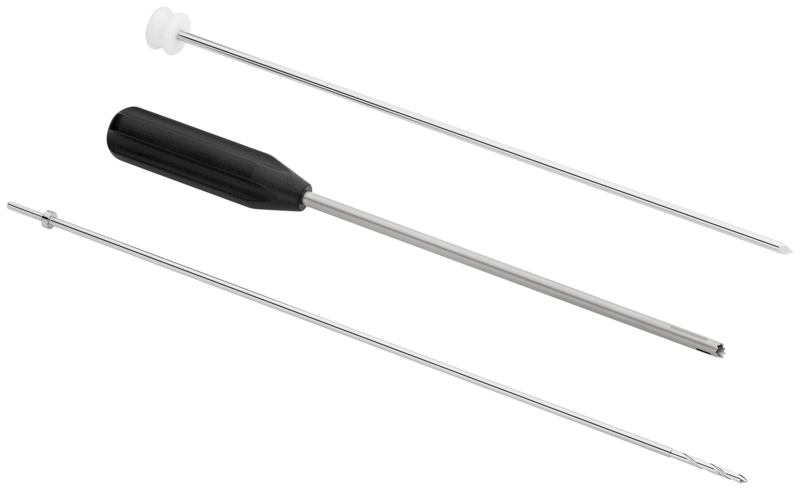 Einwegkit für 2.6 mm FiberTak RC- und DR-Fadenanker(mit Spear, Obturator mit Trokarspitze und 2.6 mm Bohrer)
