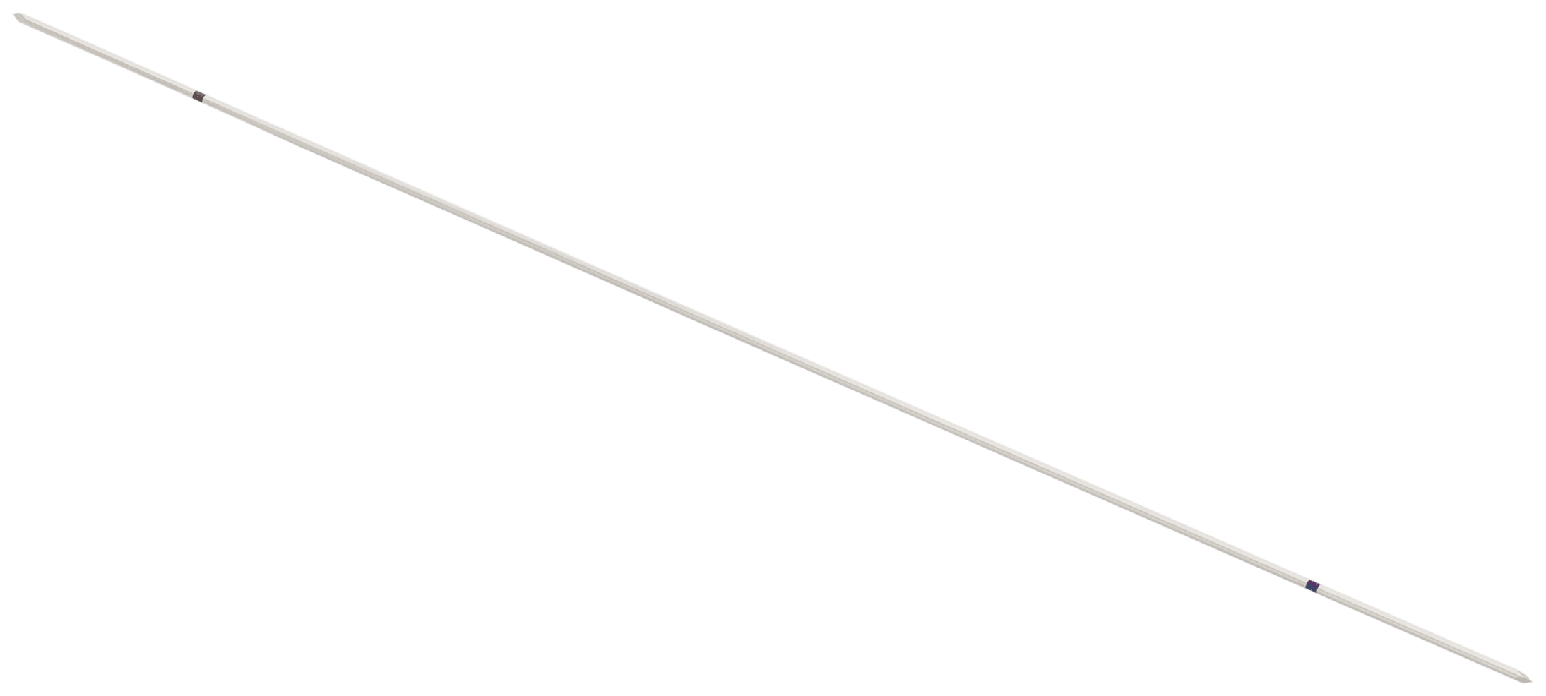 Nitinol Guidewire, Double Trocar Tip, with Laser Lines, 0.86 mm