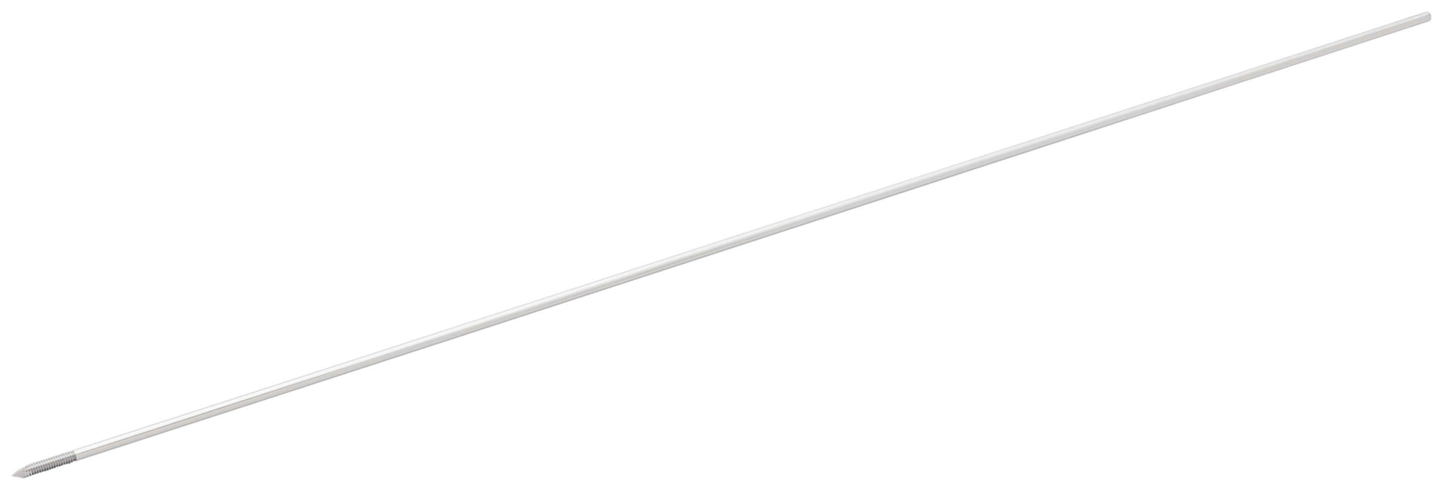 Guidewire with Trocar Tip, Threaded, 062" x 9.25" (1.6 mm x 235 mm)